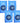 Waxness Hard Wax Beads Blue Professional Original - Made in Italy / 2.2 lbs. - 35.27 oz. - 1 kg. Each X 4 Bags = 8.8 Lbs