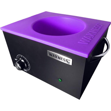 Waxness Large Professional Wax Heater WN-6003 Matte Black Elite-Series / Holds 5.5 lbs. of Wax + 5 Year Warranty