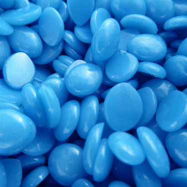 Neon Series Blue Rosin Free Gel Hard Wax Beads - Made in Italy / Bulk 22 lbs. - 10 kg. by Waxness
