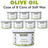 Waxness Olive Soft Wax / Case = 14 oz. - 397 grams per Can X 8 Cans