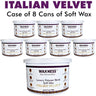 Waxness Polymer Blend Luxury Italian Velvet Soft Wax Tin / Case = 14 oz. - 397 grams per Can X 8 Cans