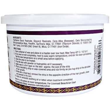 Waxness Polymer Blend Luxury Italian Velvet Soft Wax Tin / Case = 14 oz. - 397 grams per Can X 8 Cans
