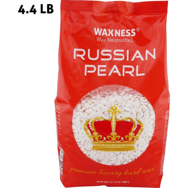 Polymer Blend Premium Luxury Russian Pearl Hard Wax Beads - Made in Italy / 8.8 Lbs. (2 Bags - 2.2 lbs. - 35.2 oz. - 1,000 grams Each) by Waxness