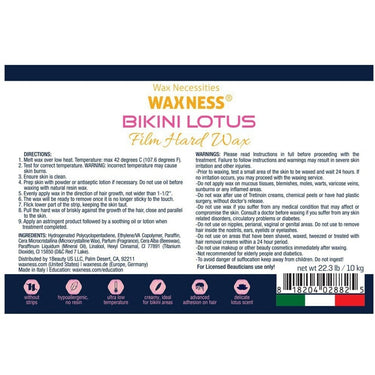 Waxness Premium Luxury Bikini Lotus Hard Wax Beads - Made in Italy / Bulk 20 lbs. - 9.07 kg.