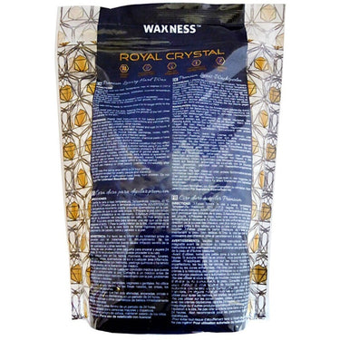 Waxness Royal Crystal Premium Luxury Hard Wax Beads - Made in Italy / 1.65 lbs. - 26.25 oz. X 4 Bags = 6.6 lbs.