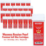 Waxness Russian Pearl Soft Wax Cartridge / Case = (24) Cartridges - 3.38 oz. - 100 grams Each