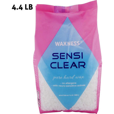 Sensi Clear Rosin Free Hard Wax Beads - Made in Italy / 8.8 Lbs. (2 Bags - 2.2 lbs. - 35.2 oz. - 1,000 grams Each) by Waxness