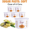 Waxness Soft Sugar Paste / Case = 14 oz. - 400 mL. per Can X 6 Cans