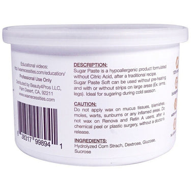 Waxness Soft Sugar Paste / Case = 14 oz. - 400 mL. per Can X 6 Cans