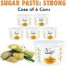 Waxness Strong Sugar Paste / Case = 14 oz. - 400 mL. per Can X 6 Cans
