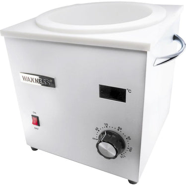 Waxness Wax Heater WN-7700 E White / Holds 7.7 lbs. of Wax Space Saver + Free Silicone Liner