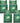 Waxness Wax Necessities Green Tea Film Hard Wax Beads - Made in Italy / 2.2 lbs. - 35.27 oz. - 1 kg. Each X 4 Bags = 8.8 Lbs