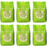 Waxness White Tea Cream Film Hard Wax Beads - Made in Italy / 1.1 lbs. - 17.6 oz. - 500 grams Each X 6 Bags = 6.6 Lbs