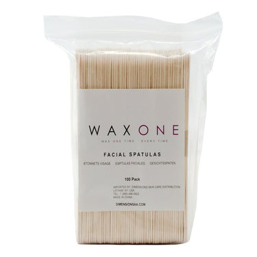 WaxOne 6" Large Wax Applicators / Pack of 100 / Case of 25 Packs = 2,500 Wax Applicators TOTAL