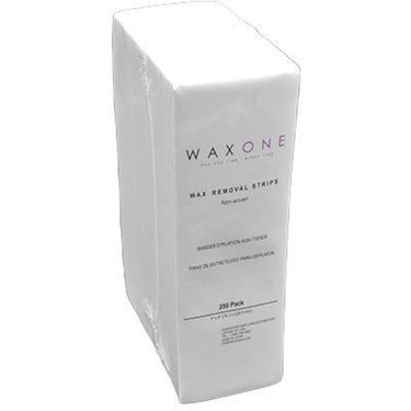 WaxOne Non-Woven Pellon Strips / Pack of 250 / Case of 10 Packs = 2,500 Non-Woven Pellon Strips TOTAL