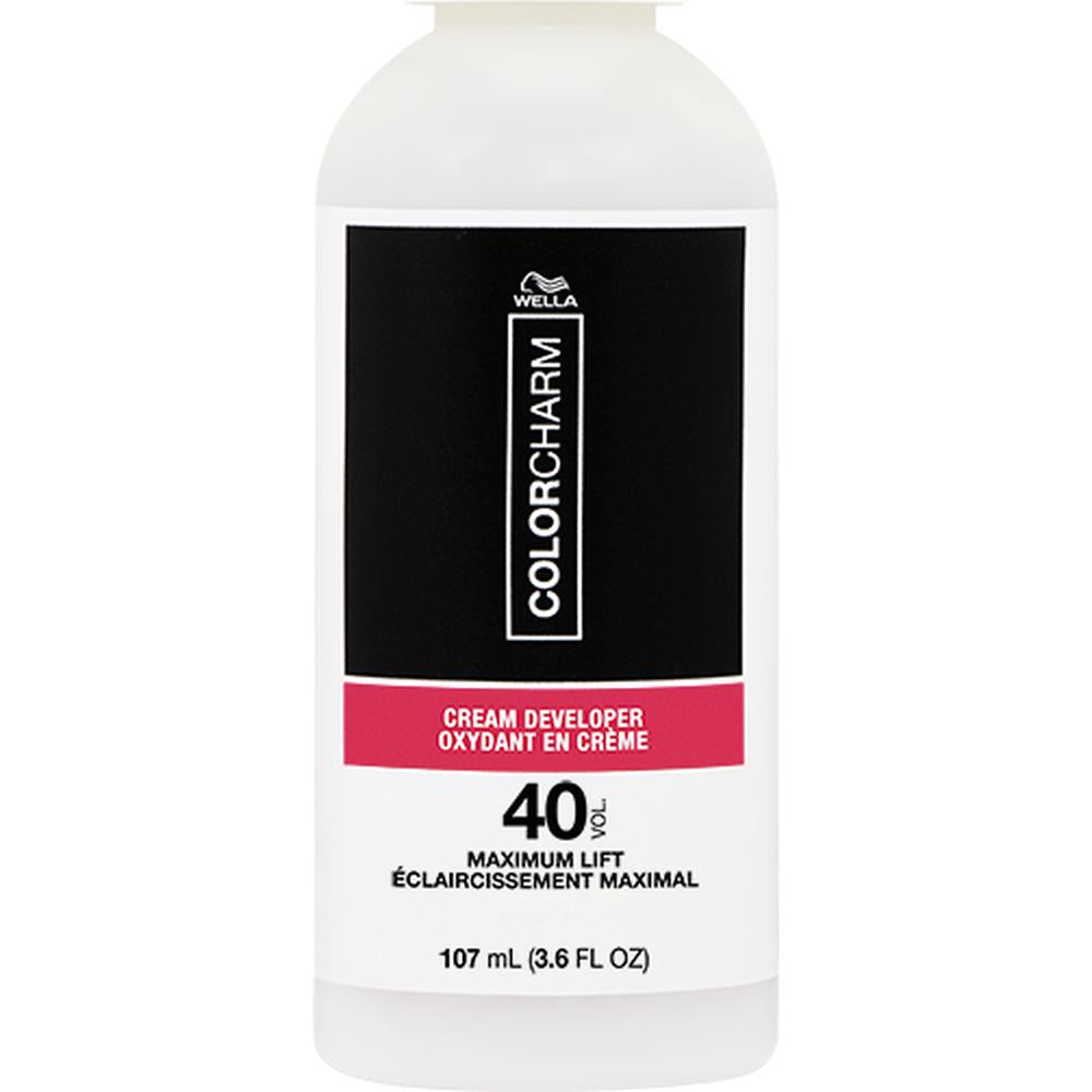 Color:natural Developer Wella Color Charm Cream Developer 40 Volume / 3.6 oz. – Pure Spa Direct