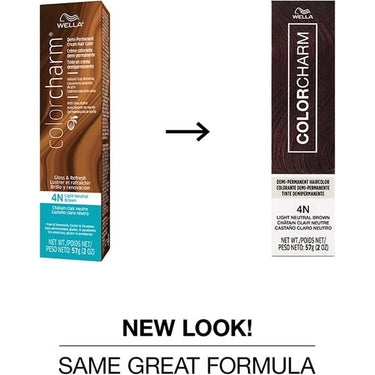 Wella Color Charm Demi-Permanent Haircolor - 1N Black / 2 oz.