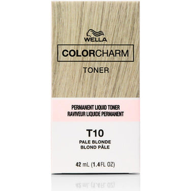 Wella Color Charm Liquid Toner - T-10 Pale Blonde / 1.4 oz.