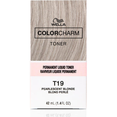 Wella Color Charm Liquid Toner - T19 Pearlescent Blonde / 1.4 oz.
