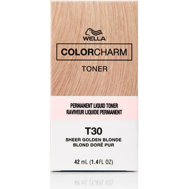 Wella Color Charm Liquid Toner - T30 Sheer Golden Blonde / 1.4 oz.