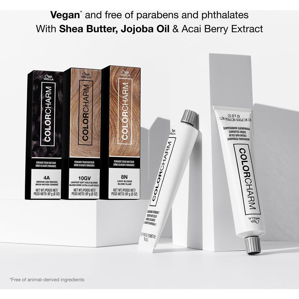 Color 9a Wella Color Charm Permanent Cream Hair Color - 9A Pale Ash Blonde / 2 ...