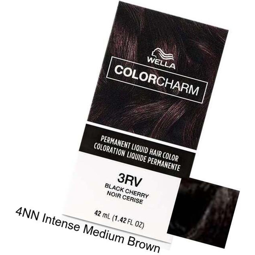 4nn Color Wella Color Charm Permanent Liquid Haircolor - 4NN Intense Medium Brow ...