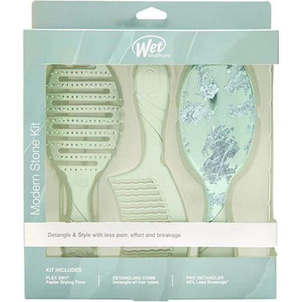 Wet Brush Pro Detangler Haarbürste – Crackled Quartz Design, Entwirrt Schmerzfrei, Für Alle Haartypen
