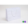 White Kraft Eurototes with Rope Handles - 13"W x 5"D x 10"H / 1 Case (100 per Case)