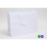 White Kraft Eurototes with Rope Handles - 16"W x 6"D x 12"H / 1 Case (100 per Case)