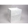 White Kraft Paper Bags with Twisted Paper Handle - 14"W x 10"D x 15-1/4"H / 1 Case (200 per Case)