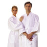 White Multi Waffle Kimono Robe