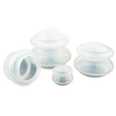 White Silicone Cupping Set / 4 Piece Set by