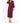 Woman's Cotton Knit Kimono Robe | Material: 95% Cotton %5 Polyester | Color: Burgundy | Available Sizes: S, M, L, XL, XXL by SUMMA