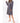 Woman's Super Soft Lightweight Plush Shawl Robe | Short Length | Material: 100% Polyester Warm Fleece | Color: Gray | Available Sizes: S, M, L, XL, XXL by SUMMA