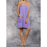 Woman's Waffle Spa Wrap - Bath Wrap | Color: Lavender | Material: 65% Natural Cotton 35% Polyester | Available Sizes: Small/Medium, Large, XXL by SUMMA