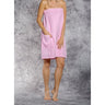 Woman's Waffle Spa Wrap - Bath Wrap | Color: Pink | Material: 65% Natural Cotton 35% Polyester | Available Sizes: Small/Medium, Large, XXL by SUMMA