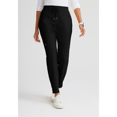 Women's Boost Jogger Scrub Pant - Barco One Collection / Color - Black / Fit - Regular / Sizes - XS, S, M, L, XL, 2XL, 3XL by Barco Uniforms