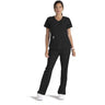 Women's Breeze Scrub Top - Skechers Collection / Color - Black / Fit - Regular / Sizes - XS, S, M, L, XL, 2XL, 3XL by Barco Uniforms
