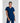 Women's Emma Scrub Top - Greys Anatomy Spandex Stretch Collection / Color - Indigo / Fit - Regular / Sizes - XXS, XS, S, M, L, XL, 2XL, 3XL, 4XL, 5XL by Barco Uniforms