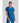 Women's Emma Scrub Top - Greys Anatomy Spandex Stretch Collection / Color - New Royal / Fit - Regular / Sizes - XXS, XS, S, M, L, XL, 2XL, 3XL, 4XL, 5XL by Barco Uniforms