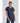Women's Emma Scrub Top - Greys Anatomy Spandex Stretch Collection / Color - Steel / Fit - Regular / Sizes - XXS, XS, S, M, L, XL, 2XL, 3XL, 4XL, 5XL by Barco Uniforms