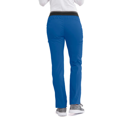 Women's Kim Scrub Pant - Greys Anatomy Spandex Stretch Collection / Color - New Royal / Fit - Regular / Sizes - XS, S, M, L, XL, 2XL, 3XL by Barco Uniforms
