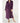 Women's Plush Soft Warm Fleece Robe | Color: Purple | Material: 100% Polyester Warm Fleece | Available Sizes: S, M, L, XL, XXL by SUMMA