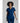 Women's Racer Scrub Top - Barco One Collection / Color - Indigo / Fit - Regular / Sizes - XS, S, M, L, XL, 2XL, 3XL by Barco Uniforms