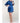 Women's Satin Kimono Short Robe | Color: Navy Blue | Material: 95% Polyester 5% Spandex | Available Sizes: Small/Medium, Large, XX-Large by SUMMA