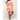 Women's Satin Kimono Short Robe | Color: Peach | Material: 95% Polyester 5% Spandex | Available Sizes: Small/Medium, Large, XX-Large by SUMMA