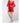 Women's Satin Kimono Short Robe | Color: Red | Material: 95% Polyester 5% Spandex | Available Sizes: Small/Medium, Large, XX-Large by SUMMA