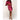 Women's Satin Kimono Short Robe | Color: Wine Red | Material: 95% Polyester 5% Spandex | Available Sizes: Small/Medium, Large, XX-Large by SUMMA