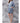 Women's Square Pattern Waffle Kimono Robe - Short Length | Color: Gray | Material: 65% Natural Cotton 35% Polyester | Available Sizes: Small/Medium, Large, XX-Large by SUMMA