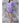 Women's Square Pattern Waffle Kimono Robe - Short Length | Color: Lavender | Material: 65% Natural Cotton 35% Polyester | Available Sizes: Small/Medium, Large, XX-Large by SUMMA